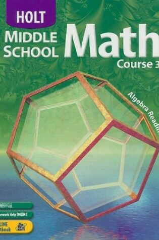 Cover of Holt Middle School Math, Course 3