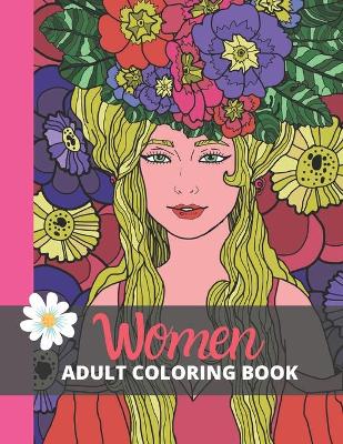 Book cover for Women Adult Coloring Book