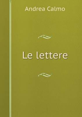 Book cover for Le lettere