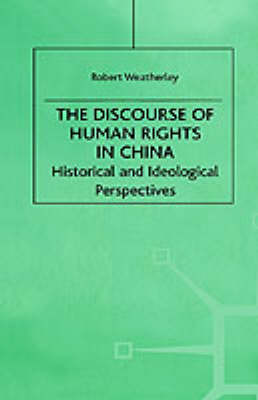 Cover of The Discourse of Human Rights in China