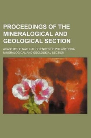 Cover of Proceedings of the Mineralogical and Geological Section