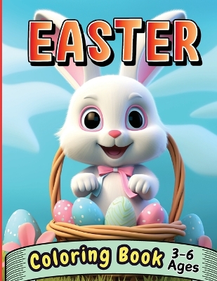 Book cover for Easter Coloring Book 3-6 Ages