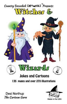 Book cover for Witches and Wizards -- Jokes and Cartoons