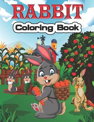 Book cover for Rabbit Coloring Book