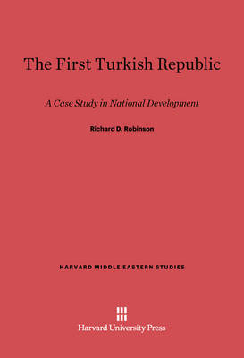 Book cover for The First Turkish Republic