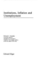 Book cover for Institutions, Inflation and Unemployment