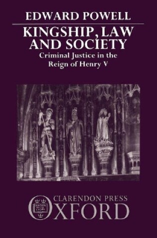 Cover of Kingship, Law, and Society