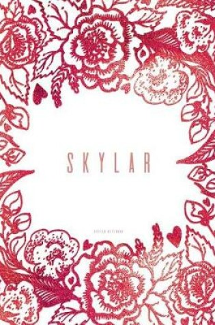 Cover of Skylar. Dotted Notebook