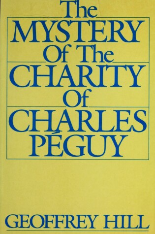 Cover of The Mystery of the Charity of Charles P Eguy