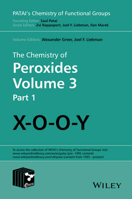 Book cover for The Chemistry of Peroxides, Volume 3