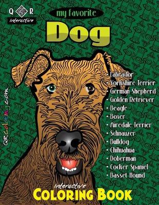 Book cover for My Favorite Dog Coloring Book