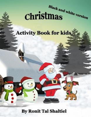 Book cover for Christmas Activity book for kids