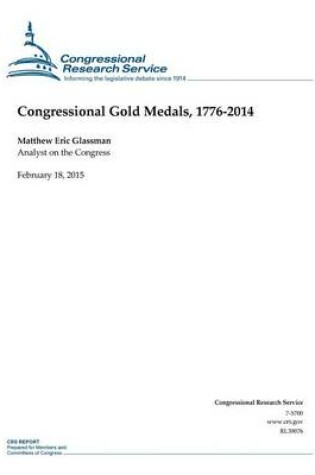 Cover of Congressional Gold Medals, 1776-2014