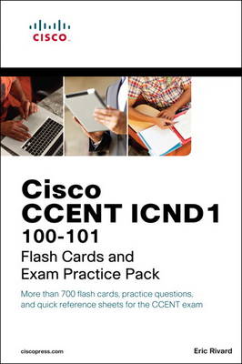 Book cover for CCENT ICND1 100-101 Flash Cards and Exam Practice Pack