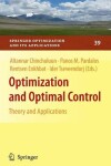 Book cover for Optimization and Optimal Control