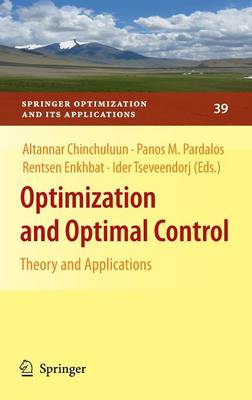 Book cover for Optimization and Optimal Control