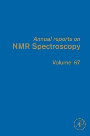 Cover of Annual Reports on NMR Spectroscopy. (Print Ed.)