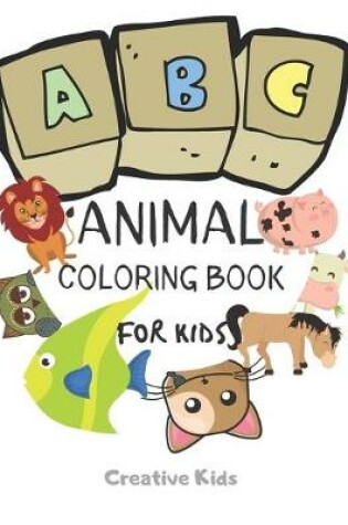 Cover of ABC Animal Coloring Book For Kids