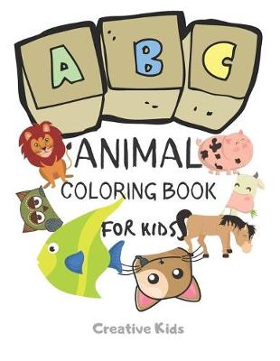 Book cover for ABC Animal Coloring Book For Kids