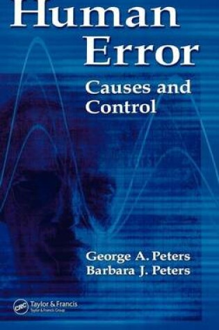 Cover of Human Error: Cause and Control