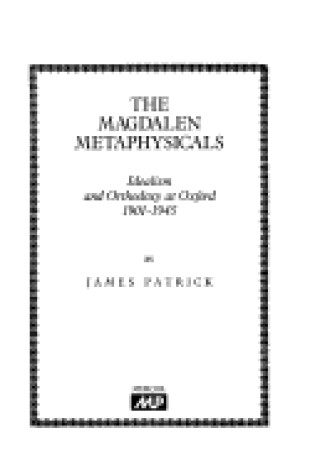 Cover of Magdalen Metophysicals