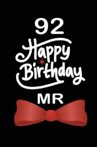Cover of 92 Happy birthday mr