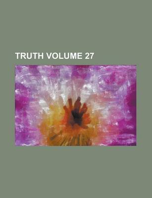 Book cover for Truth Volume 27