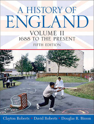 Book cover for History of England, Volume 2 (1688 to the Present)- (Value Pack W/Mysearchlab)