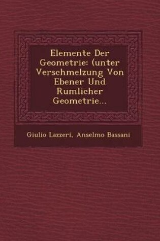 Cover of Elemente Der Geometrie