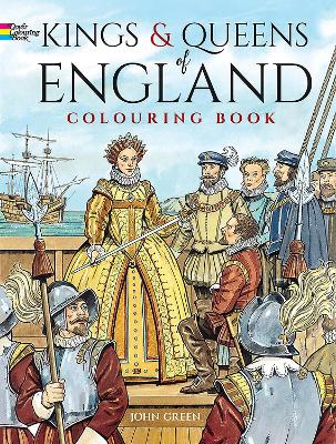 Book cover for Kings and Queens of England Coloring Book
