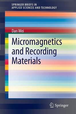 Cover of Micromagnetics and Recording Materials