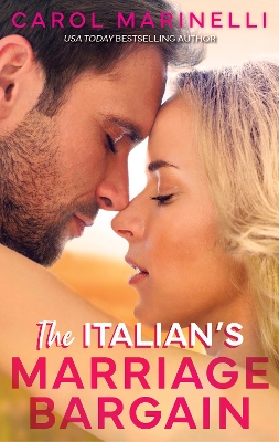 Book cover for The Italian's Marriage Bargain