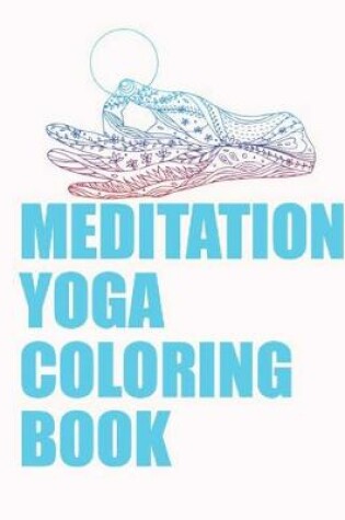 Cover of meditation yoga coloring book