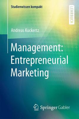 Book cover for Management: Entrepreneurial Marketing