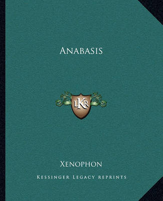 Book cover for Anabasis Anabasis