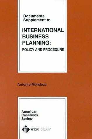 Cover of Intl Business Planning Supp