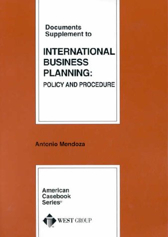 Book cover for Intl Business Planning Supp