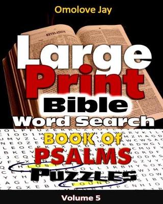 Book cover for Large Print Bible WORDSEARCH ON THE BOOK OF PSALMS VOLUME 5.0