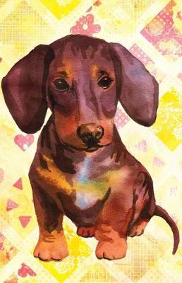 Book cover for Bullet Journal for Dog Lovers Dachshund Puppy
