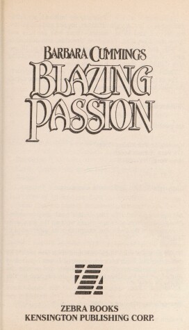 Book cover for Blazing Passion