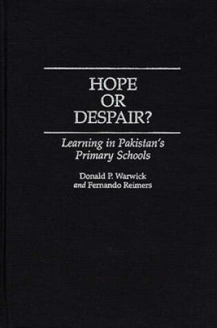 Cover of Hope or Despair?