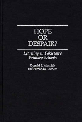 Book cover for Hope or Despair?