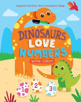 Book cover for Dinosaurs Love Numbers