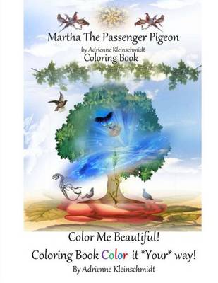 Book cover for Martha the Passenger Pigeon Coloring Book