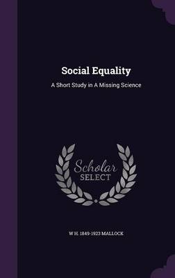 Book cover for Social Equality