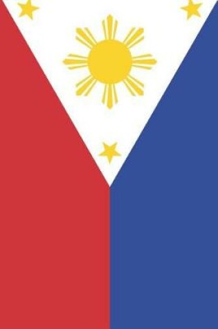 Cover of Philippines Flag Notebook - Filipino Flag Book - Philippines Travel Journal