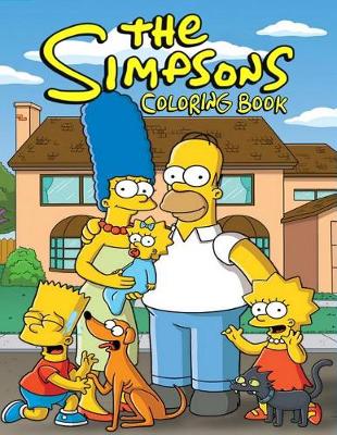 Book cover for The Simpsons Coloring Book