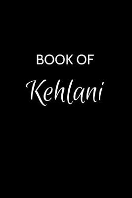 Book cover for Book of Kehlani