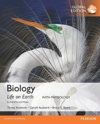 Book cover for Biology: Life on Earth with Physiology plus MasteringBiology with Pearson eText, Global Edition