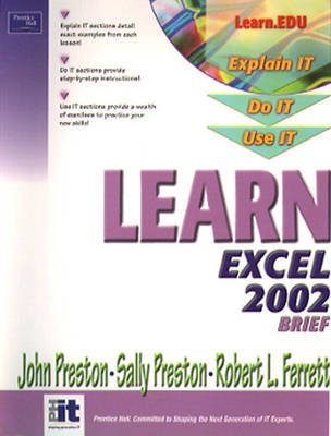 Book cover for Learn Excel 2002 Brief